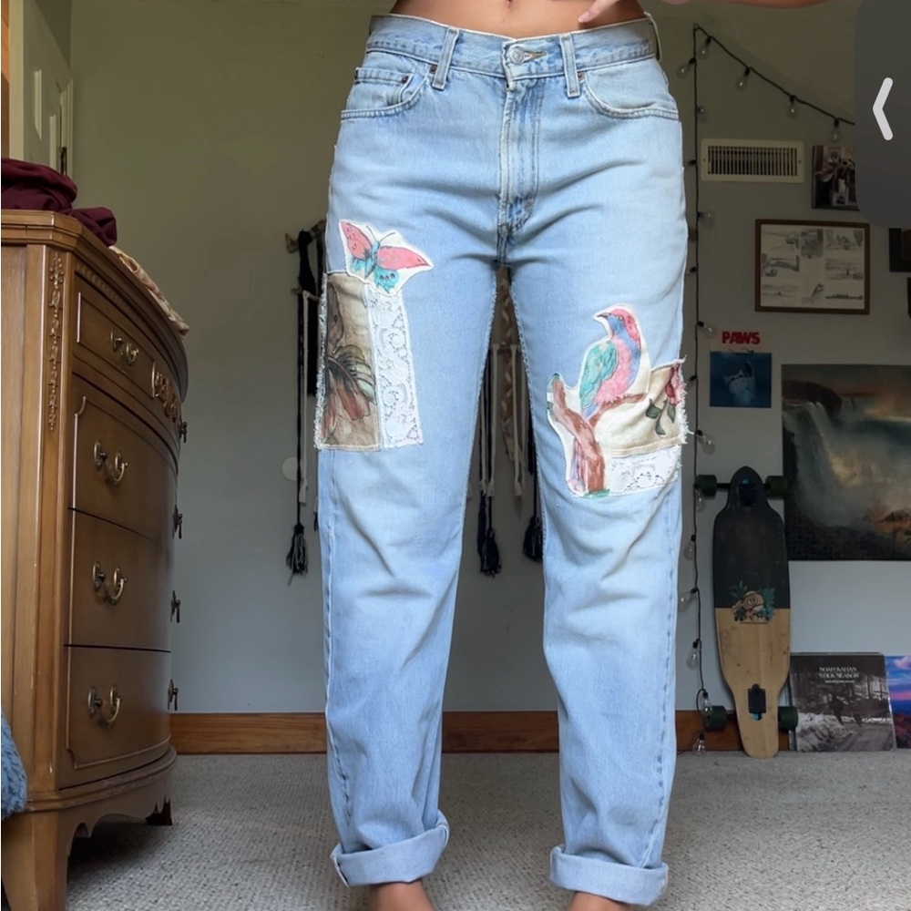 Patchwork Levi 505 Vintage Jeans